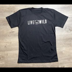 Live Wild Black Tee